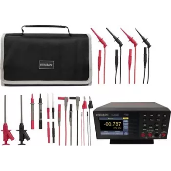 VOLTCRAFT VC-11785300+VC-18652750 universalus išmanusis įkroviklis NiMH/NiCd AA, AAA, C, D, 9V su LCD, 4+2 kanalai, komplekte 4x VARTA AA 2100mAh