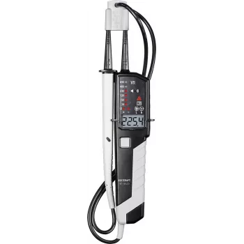 Voltcraft VC-55 LCD dvipolis įtampos testeris CAT III 1000 V CAT IV 600 V, kalibruotas ISO
