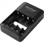 Voltcraft VC-BC-4100 apvalių elementų įkroviklis NiMH NiZn Li-Ion AA AAA USB-C 4 lizdai