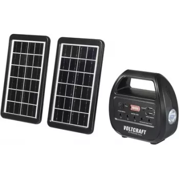 VOLTCRAFT VC-PS15000-Solar VC-14297675 saulės energijos nešiojamas įkroviklis 15000 mAh su 3 W saulės baterija