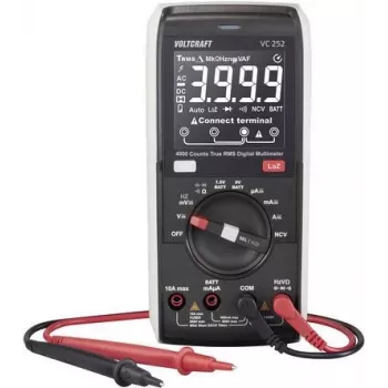 VOLTCRAFT VC252 skaitmeninis multimetras CAT III 600 V, 4000 counts VC-12884305