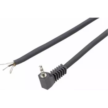 VOLTCRAFT XL-AC25SGW 2,5 mm stereo jack kištukas, 3 kontaktų, litavimo, nikeliuotas, 1 vnt. 93025c204