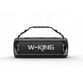 W-King D8 nešiojamas Bluetooth garsiakalbis, juodas, 50W RMS, IPX6, TWS