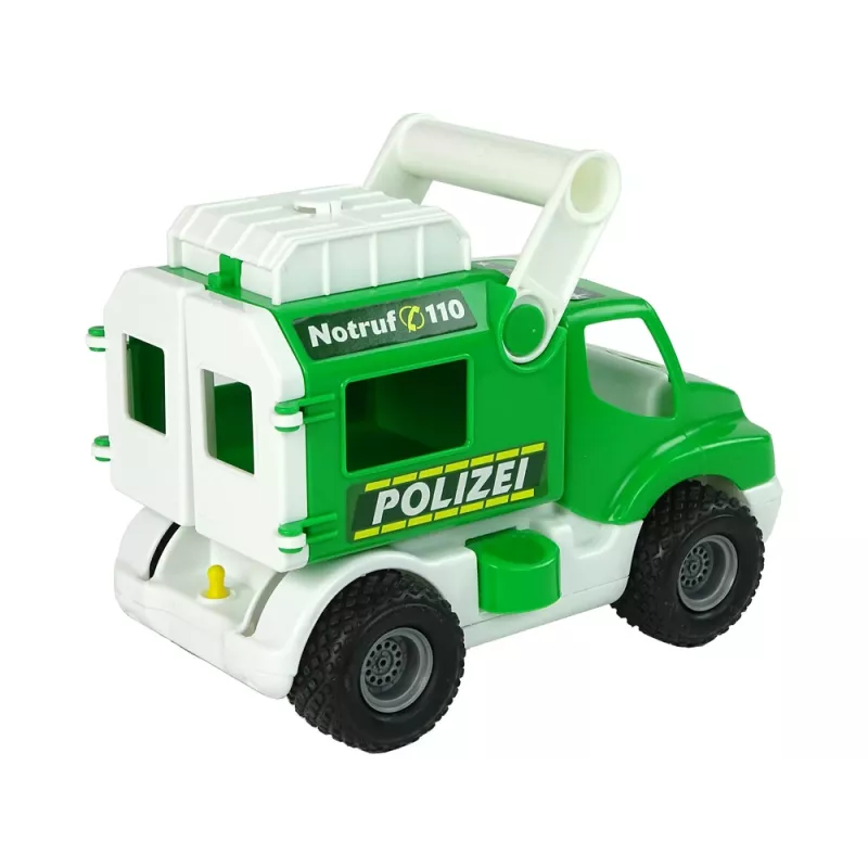 WADER POLESIE Policijos automobilis ConsTruck žalias 41906