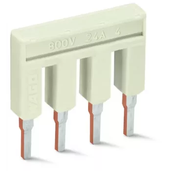 WAGO 2002-404 Praeinamoji gnybtų jungtis, 4 laidininkai, 2,5 mm², 25 A, pilka