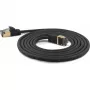Wantec Patch Cable SSTP CAT7 Ste. CAT6a d=4mm 20.00m Black