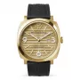 WATCHPEOPLE Moteriškas Kvarcinis Analoginis Laikrodis 700993 45mm Sidabrinis Lydinio Korpusas Juodas Ciferblatas Juodas Dirbtinės Odos Dirželis