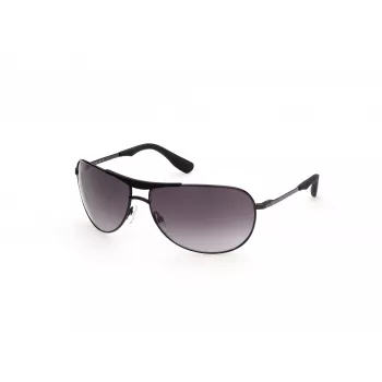 WEB EYEWEAR MAN WE0296-6601B Saulės akiniai Juodi Stačiakampiai 66/14/125 mm