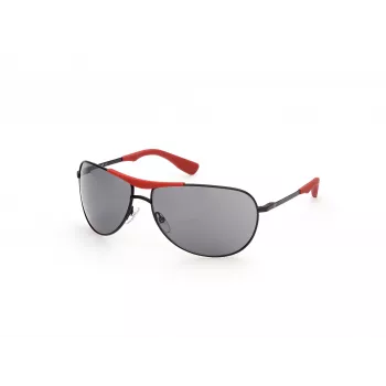 WEB EYEWEAR Vyrų Akiniai Nuo Saulės WE0296-6602A Juodi/Pilki 66/14/125 mm