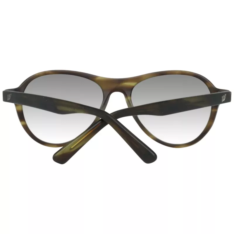 WEB EYEWEAR WE0128-5494N Unisex Akiniai Nuo Saulės Havana Acetato Rėmelis Rudi Polikarbonato Lęšiai 54mm