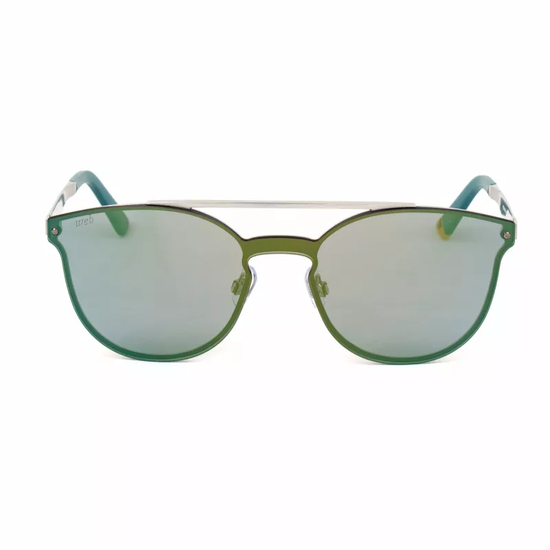 WEB EYEWEAR WE0190-09Q Unisex akiniai – geometrinis acetatinis rėmelis su UV400 polikarbonatiniais lęšiais