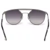 WEB EYEWEAR WE0193-08C Unisex stačiakampiai akiniai nuo saulės Havana acetato rėmelis rudi polikarbonatiniai lęšiai UV400