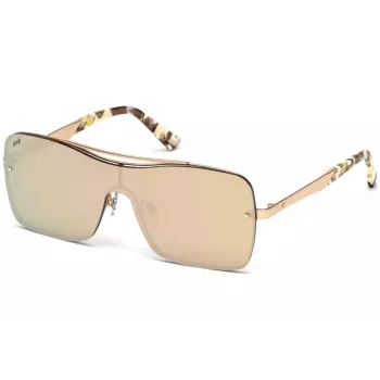 WEB EYEWEAR WE0202-34G Unisex Havana Acetate Akiniai su Žaliais Polikarbonatiniais Lęšiais UV400