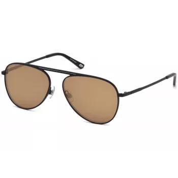 WEB EYEWEAR WE0206-02G Unisex Taisyklingi Akiniai Nuo Saulės - Havana Acetato Rėmelis, Žali Polikarbonato Lęšiai, UV400 Apsauga