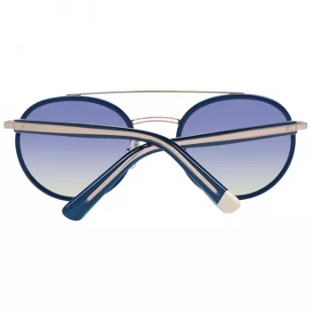 WEB EYEWEAR WE0225-5290W Unisex akiniai nuo saulės, juodas rėmelis, pilki lęšiai, 52/22/145 mm