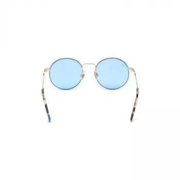 WEB EYEWEAR Moteriški katės akies akiniai nuo saulės WE0254-32V Havana Brown rėmelis su rudais gradientiniais stiklais 49mm