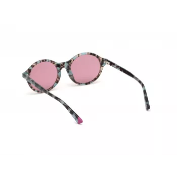 WEB EYEWEAR Moteriški katės akies akiniai nuo saulės WE0266-5155Y Havana/Rudi gradientiniai 51mm