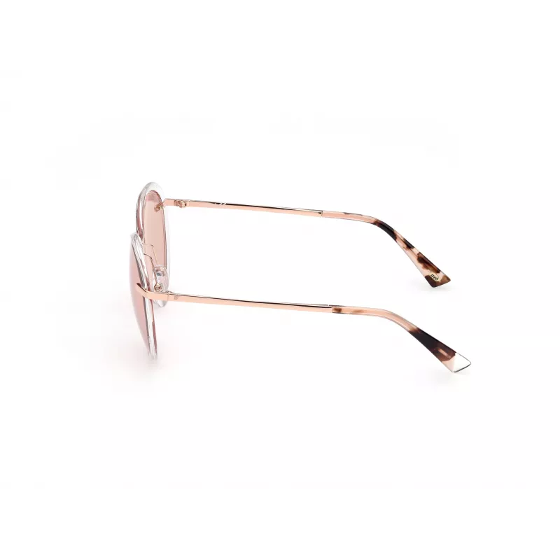 WEB EYEWEAR Moteriški katinuko akies akiniai nuo saulės WE0297-5726Z Brown Havana/Gold Tone