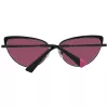 WEB EYEWEAR Moteriški kvadratiniai acetatiniai akiniai nuo saulės WE0272-5901Z – juodas rėmelis, pilki lęšiai 59 mm