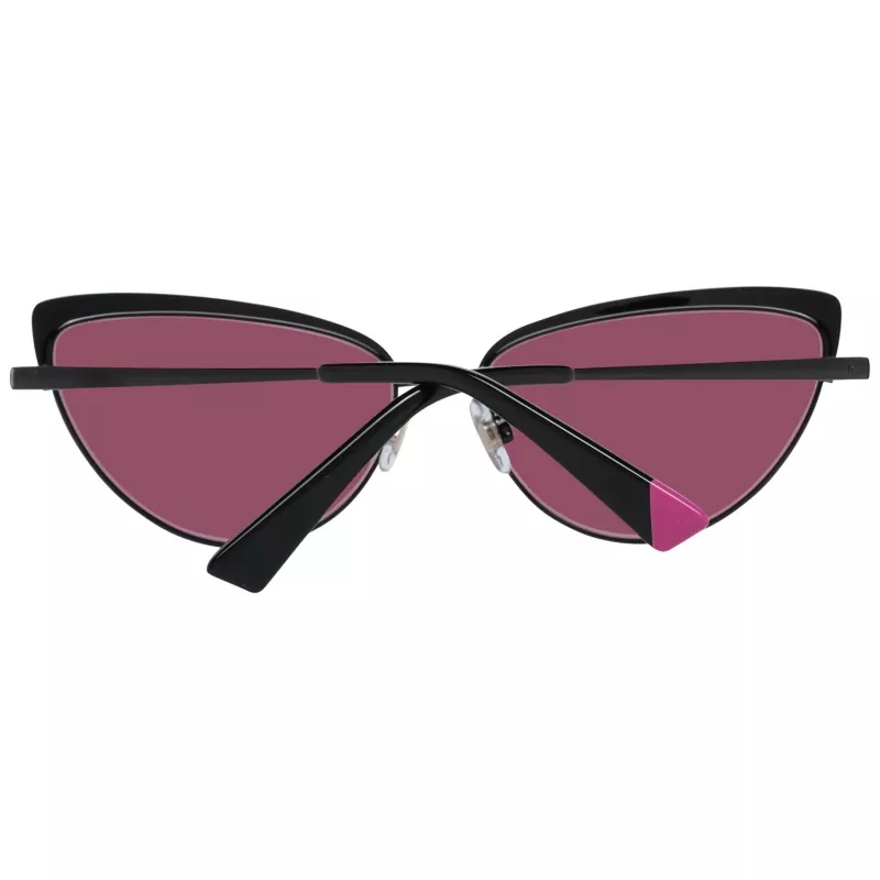 WEB EYEWEAR Moteriški kvadratiniai acetatiniai akiniai nuo saulės WE0272-5901Z – juodas rėmelis, pilki lęšiai 59 mm