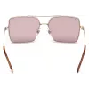 WEB EYEWEAR moteriški akiniai nuo saulės WE0210-28Y Havana rudi acetatiniai kvadratiniai rėmeliai UV400