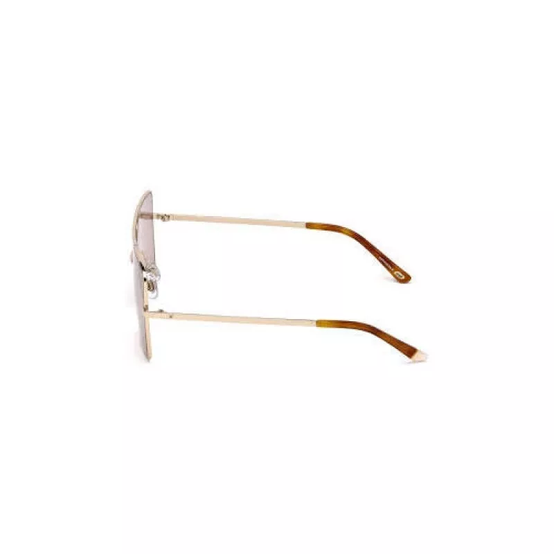WEB EYEWEAR moteriški akiniai nuo saulės WE0210-28Y Havana rudi acetatiniai kvadratiniai rėmeliai UV400