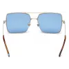 WEB EYEWEAR Moteriški Akiniai Nuo Saulės WE0210-32V Havana/Ruda Kvadratiniai Acetatas 57mm