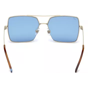 WEB EYEWEAR Moteriški Akiniai Nuo Saulės WE0210-32V Havana/Ruda Kvadratiniai Acetatas 57mm