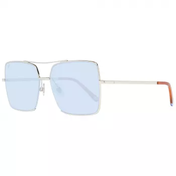 WEB EYEWEAR Moteriški Akiniai Nuo Saulės WE0210-32V Havana/Ruda Kvadratiniai Acetatas 57mm