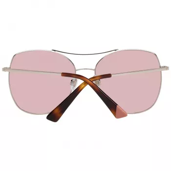 WEB EYEWEAR Moteriški akiniai nuo saulės WE0245-5828G Havana Brown Gradient Square Acetate UV400