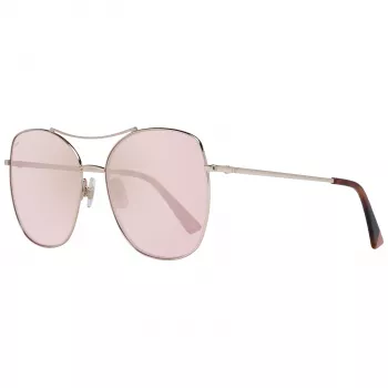 WEB EYEWEAR Moteriški akiniai nuo saulės WE0245-5828G Havana Brown Gradient Square Acetate UV400