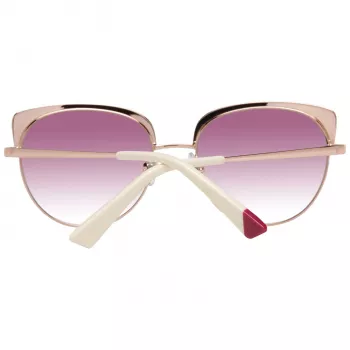 WEB EYEWEAR Moteriški akiniai nuo saulės WE0271-5533Z Havana Brown Square Acetate Gradient Lens 55mm