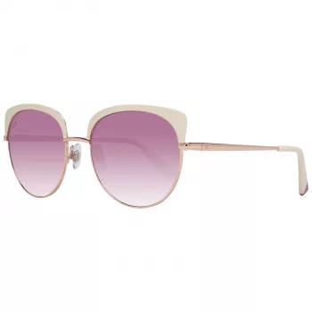 WEB EYEWEAR Moteriški akiniai nuo saulės WE0271-5533Z Havana Brown Square Acetate Gradient Lens 55mm