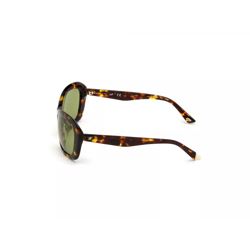 WEB EYEWEAR Moteriški Akiniai Nuo Saulės WE0289-5652N Havana Acetate Square Frame Brown Gradient Lens 56/19/130 mm