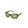 WEB EYEWEAR Moteriški Akiniai Nuo Saulės WE0289-5652N Havana Acetate Square Frame Brown Gradient Lens 56/19/130 mm