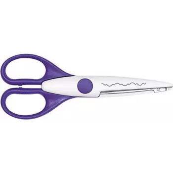 WEDO 77 1907 dekoratyvinės karpymo žirklės, violetinės