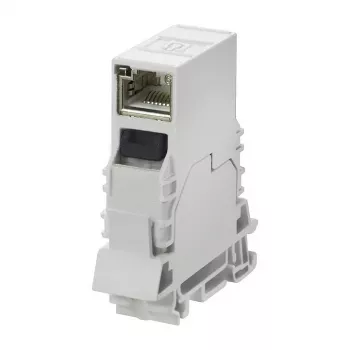 Weidmueller IE-TO-RJ45-C DIN Rail RJ45 lizdas, Cat.6A ekranuotas
