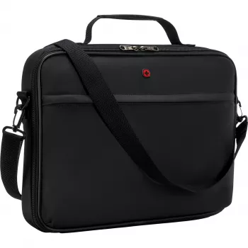 Wenger BQ 16 Laptop Brief Essential Black 16 inch Notebook Case