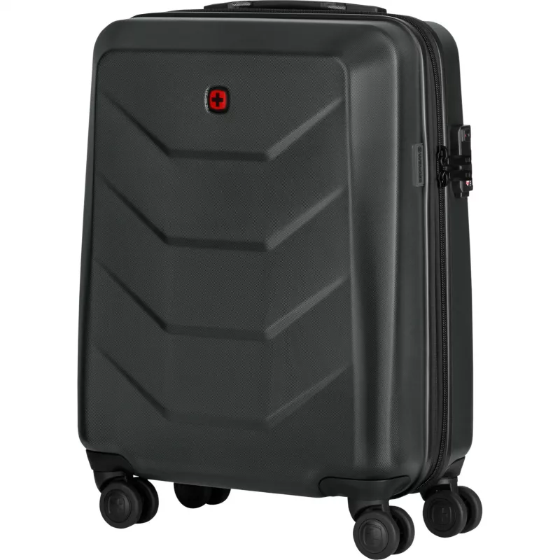 WENGER Prymo Carry-On Hardside Suitcase, Anthracite, 43L