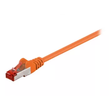 Wentronic 1,5 m Cat6 STP RJ-45 – RJ-45 tinklo kabelis, oranžinis (95582)