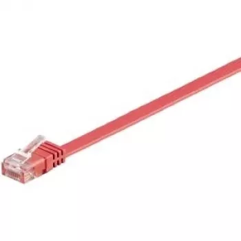 Wentronic 96400 1m Cat6 U/UTP raudonas tinklo pataisos kabelis