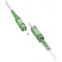 Wentronic Goobay 59597 SC/APC – SC/APC vienmodis OS2 šviesolaidinis pataisos kabelis, 5 m, LSZH, baltas