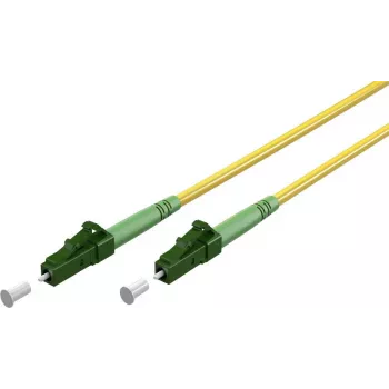Wentronic Goobay 59630 LC/APC – LC/APC OS2 vienmodis optinis pataisos kabelis, 3 m, geltonas