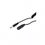 Wentronic Goobay 6,35 mm jack prailginimo kabelis, 5 m, TRS stereo, vyriškas į moterišką, juodas 50016