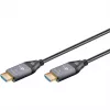 WENTRONIC Goobay 76276 aktyvus optinis HDMI kabelis AOC 8K - 10 m, HDMI 2.1, 48 Gbps, 8K@60Hz, 4K@120Hz, Dynamic HDR, eARC, VRR, ALLM, HDCP 2.3, juodas