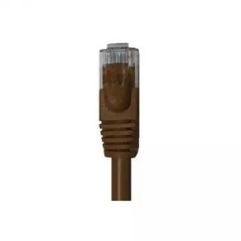 Wentronic Goobay CAT 6 plokščias tinklo kabelis, U/UTP, tamsiai rudos spalvos, 0,5 m, varinis 95889