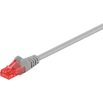 Wentronic Goobay CAT 6 tinklo kabelis, U/UTP, pilkas, 20 m - LSZH be halogenų, varis (93690)