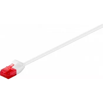 Wentronic Goobay CAT 6 Slim Patch Cable, U/UTP, baltas, 0,5 m, varis 93691