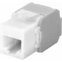 Wentronic Goobay CAT 6a Keystone RJ45 lizdas, neekranuotas, 500MHz, baltas (90867)