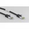 Wentronic Goobay CAT 8.1 tinklo kabelis, S/FTP (PiMF), juodas, 3 m - LSZH be halogenų, varis AWG 24 (66723)